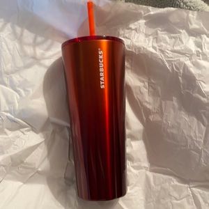 A metal read Tumblr from Starbucks